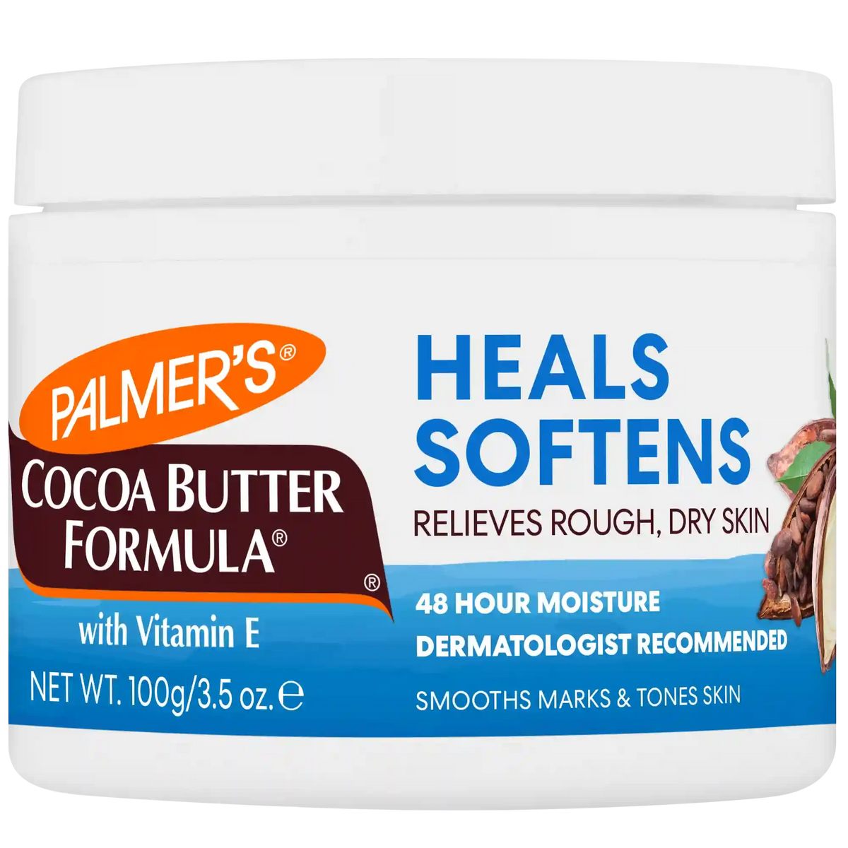 Cocoa Butter Heals & Softens Original Solid Jar